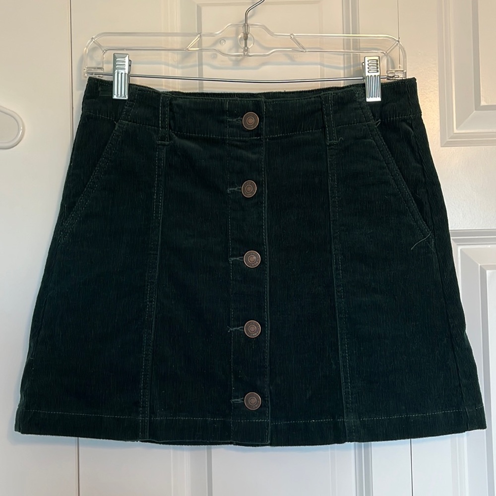 Corduroy Mini Skirt